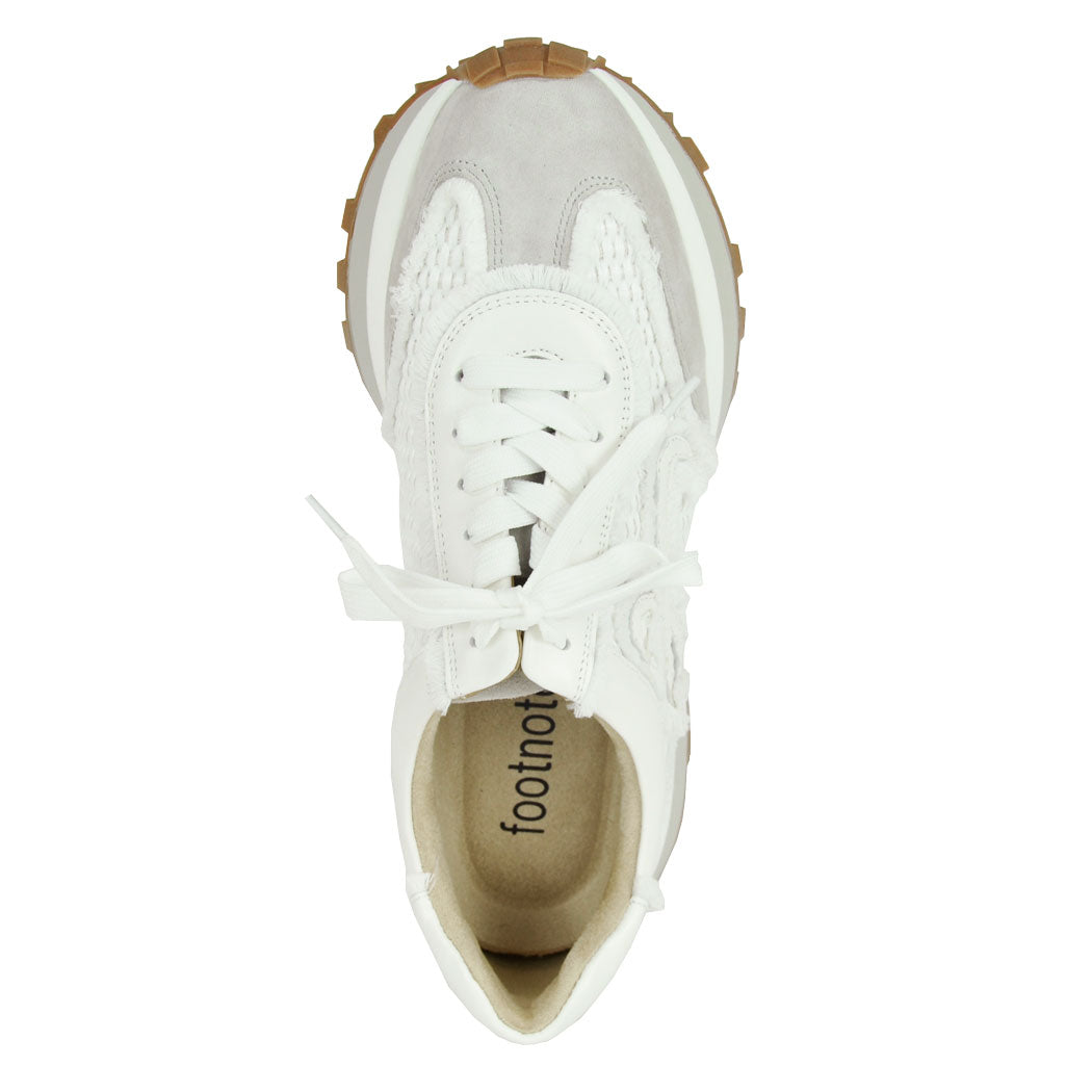 Quiton Raffia Ripped Tie Sneaker – Footnotes
