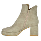 Valse Suede Platform Heel Boot