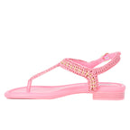 Yaella Leather Chain Thong Sandal