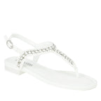 Yaella Leather Chain Thong Sandal