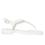 Yaella Leather Chain Thong Sandal