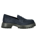 Zety Weatherproof Suede Lug Loafer