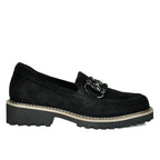 Zimmy Suede Ornamental Closed Flat