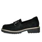 Zimmy Suede Ornamental Closed Flat