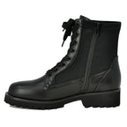 Zorya Leather Tie Stretch Boot