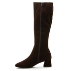 Zovy Suede Tall Heel Boot