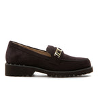 Zumy Suede Flat Ornament Loafer