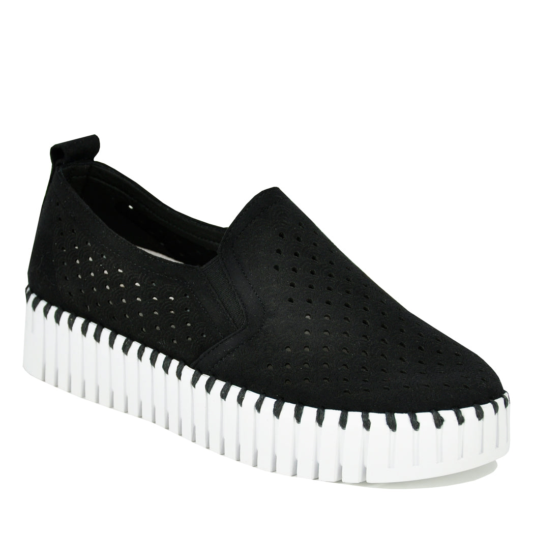 Tulip-141 Nubuck Platform Slip On – Footnotes