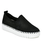 Tulip-141 Nubuck Platform Slip On