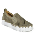 Tulip-141 Nubuck Platform Slip On