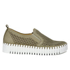 Tulip-141 Nubuck Platform Slip On