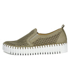 Tulip-141 Nubuck Platform Slip On