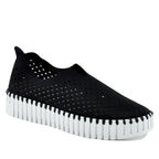 Tulip-3373 Nubuck Platform Slip On