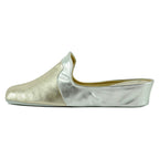 1018 Leather Wedge Slipper