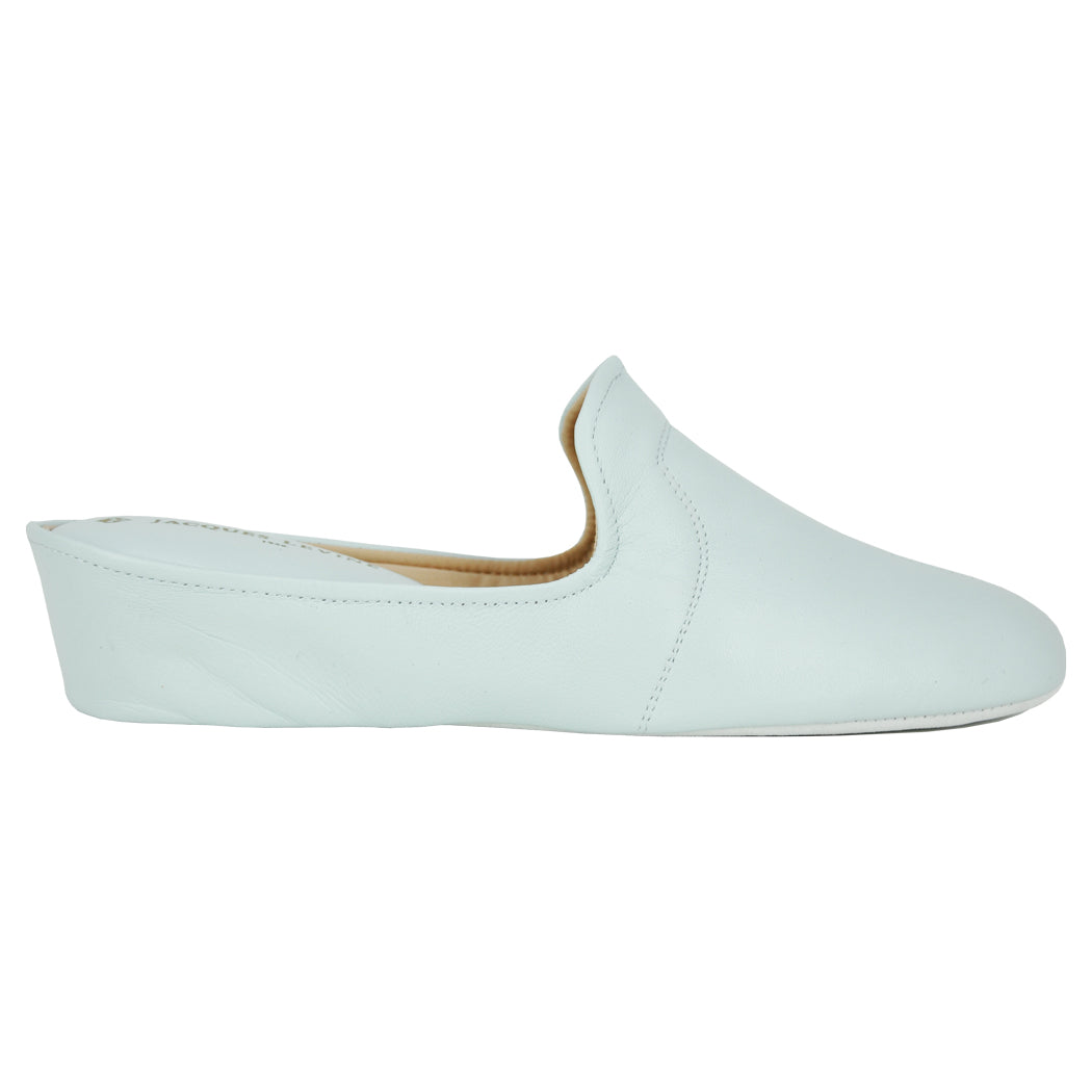 1018 Leather Wedge Slipper – Footnotes