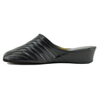 1221 Leather Wedge Slipper