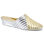 1221 Leather Wedge Slipper