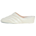 3253 Pleated Leather Wedge Slipper