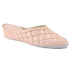 4640 Leather Quilted Stud Slipper