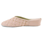 4640 Leather Quilted Stud Slipper