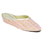 4640 Suliman Print V-Trim Slipper