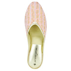 4640 Suliman Print V-Trim Slipper