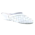 4640 Woven Leather Wedge Slipper