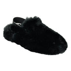Alyssa Fur Elastic Sling Slipper
