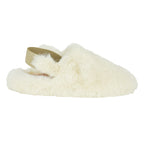 Alyssa Fur Elastic Sling Slipper