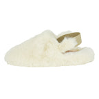 Alyssa Fur Elastic Sling Slipper