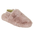 Alyssa Fur Elastic Sling Slipper