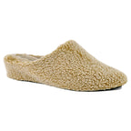 Fuzzy Faux Shearling Wedge Slipper