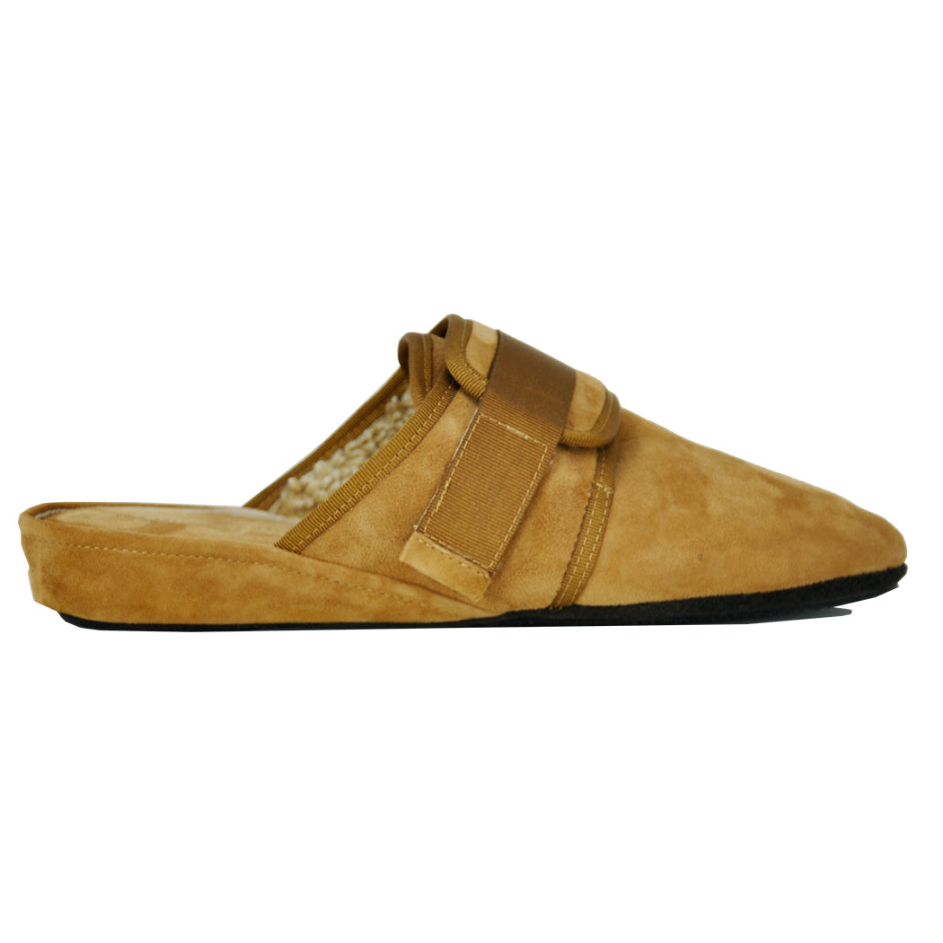 Mackenzie Suede Ribbon Shearling Slipper – Footnotes