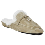 Madison Suede Shearling Key Slipper