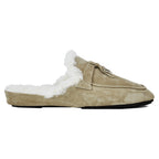 Madison Suede Shearling Key Slipper