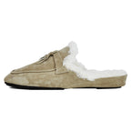 Madison Suede Shearling Key Slipper