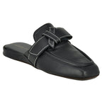 Marlena Leather Buckle Slipper