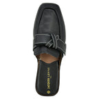 Marlena Leather Buckle Slipper