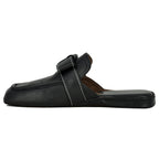 Marlena Leather Buckle Slipper