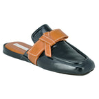 Marlena Leather Buckle Slipper