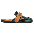 Marlena Leather Buckle Slipper