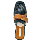 Marlena Leather Buckle Slipper