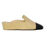 Stacy Leather Cap Toe Slipper