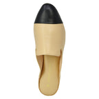 Stacy Leather Cap Toe Slipper