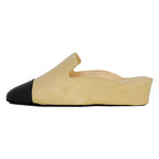 Stacy Leather Cap Toe Slipper