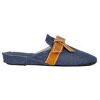 Marissa Denim Buckle Slipper