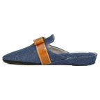 Marissa Denim Buckle Slipper