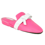 Marissa Leather Buckle Slipper