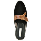 Marissa Suede Buckle Slipper