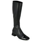 Allured-KT Leather Cap Toe Tall Boot